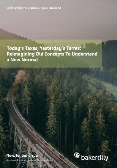 Today’s Taxes, Yesterday’s Terms: Reimagining Old Concepts To Understand a New Normal